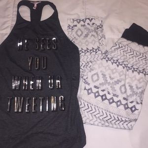 Victoria Secret Pajama Set Size S/P